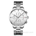 Hannah Martin G001 Hommes Pas Cher Vente Chaude Calendrier Or Rose De Luxe Classique Montres À Quartz Hommes Poignet Numérique Montre-Bracelet Étanche